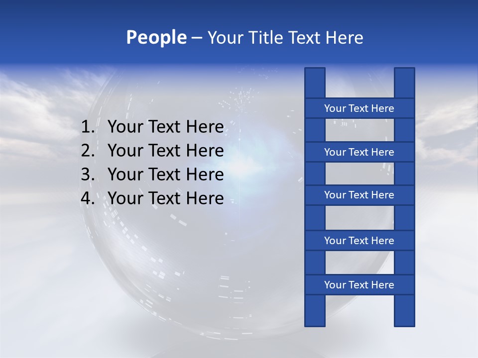 Contained Fantasy Clear PowerPoint Template