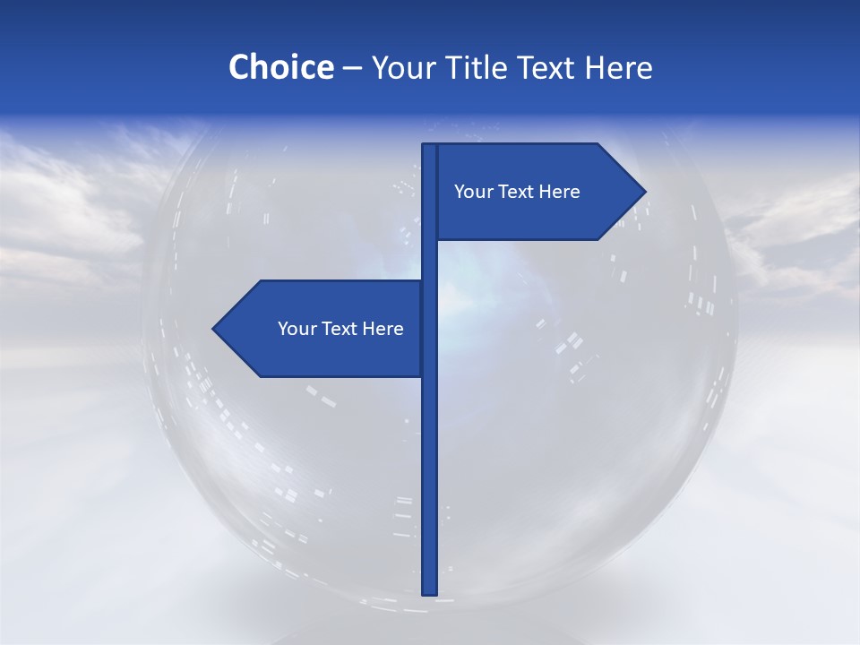 Contained Fantasy Clear PowerPoint Template