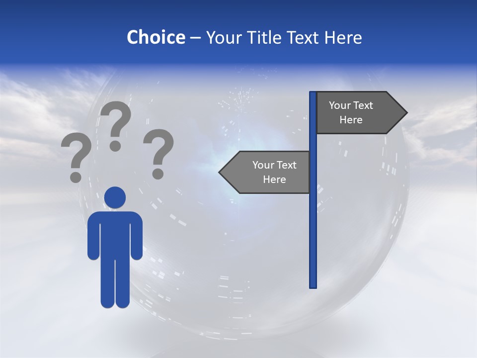 Contained Fantasy Clear PowerPoint Template