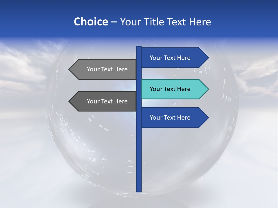 Contained Fantasy Clear PowerPoint Template