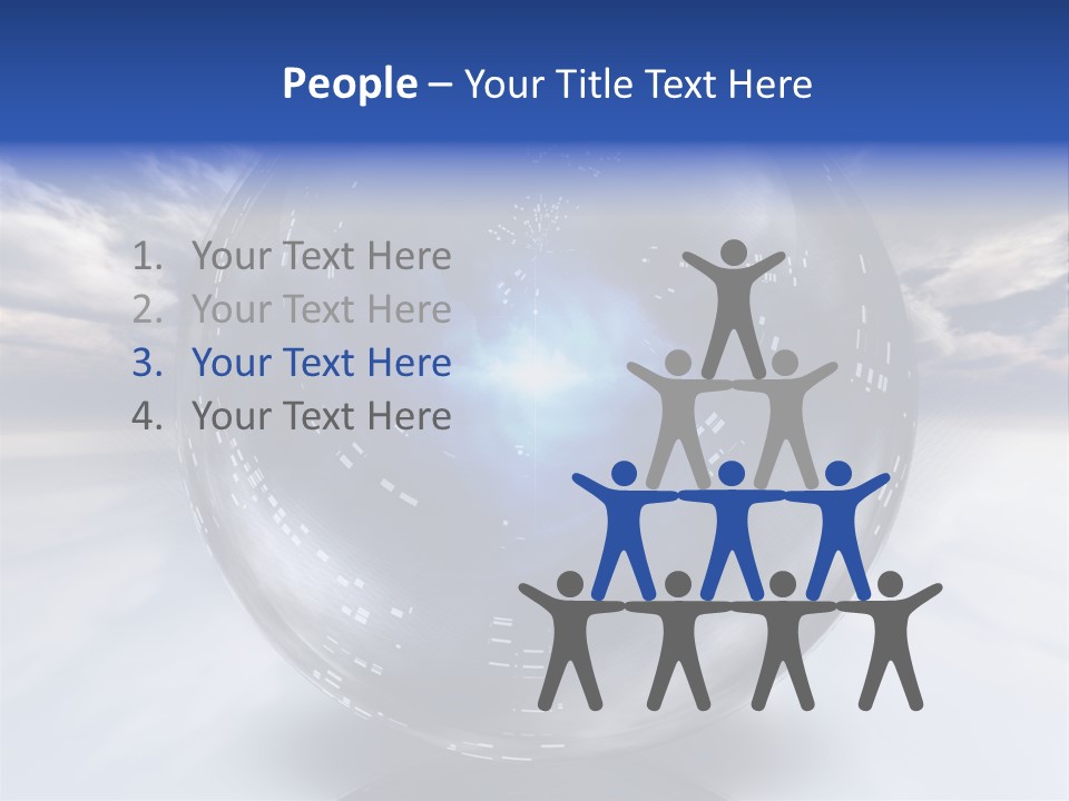 Contained Fantasy Clear PowerPoint Template