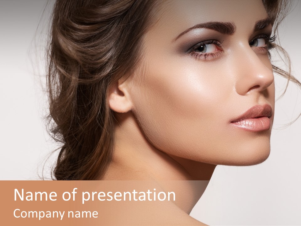 Natural Glamour Shiny PowerPoint Template