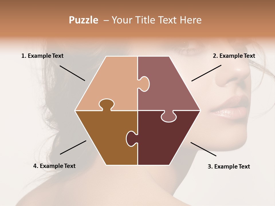 Natural Glamour Shiny PowerPoint Template