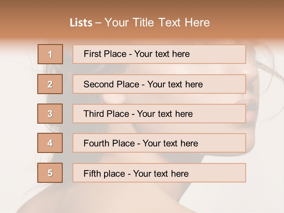 Natural Glamour Shiny PowerPoint Template