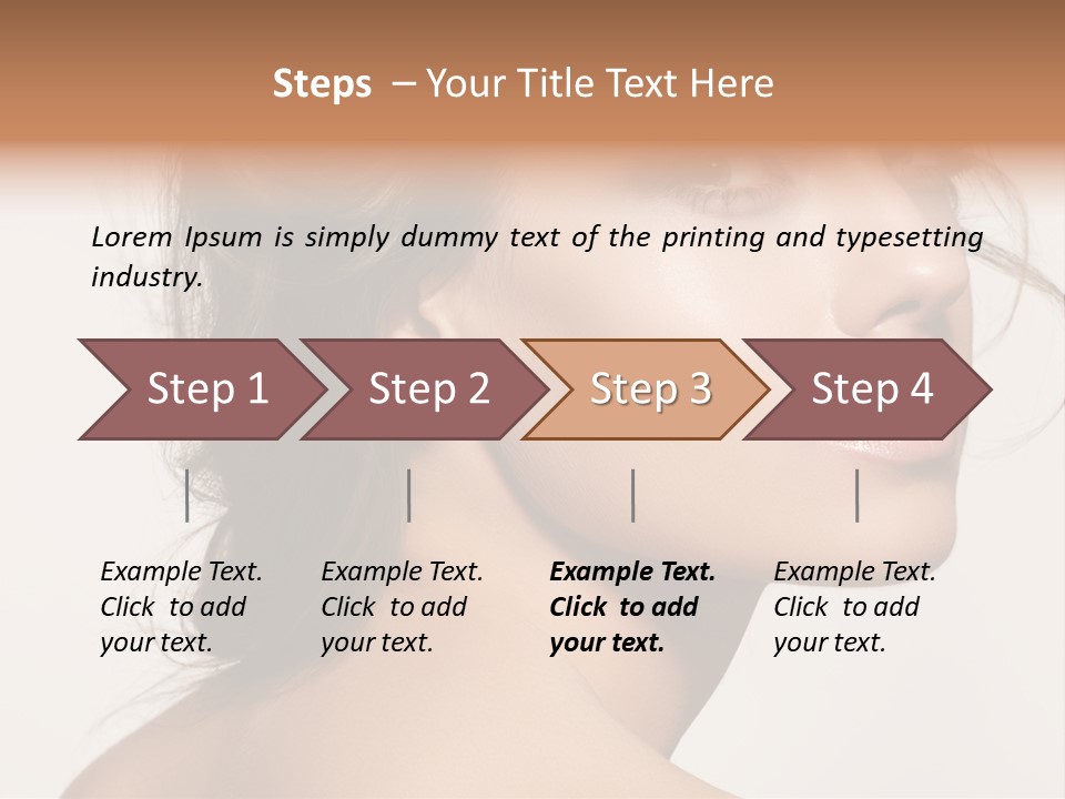 Natural Glamour Shiny PowerPoint Template
