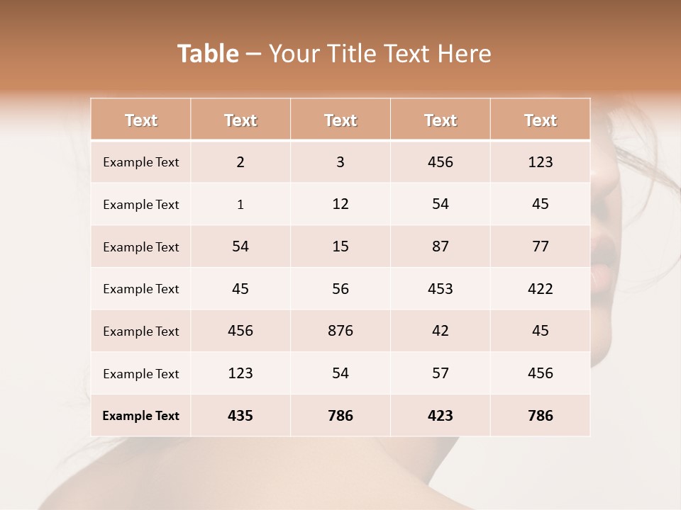 Natural Glamour Shiny PowerPoint Template