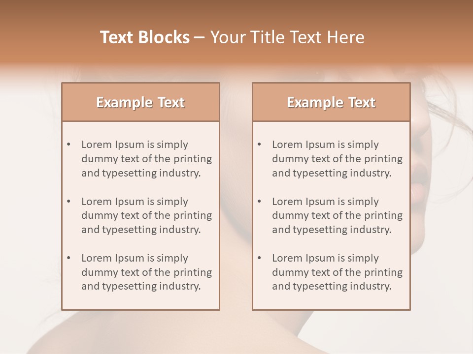 Natural Glamour Shiny PowerPoint Template