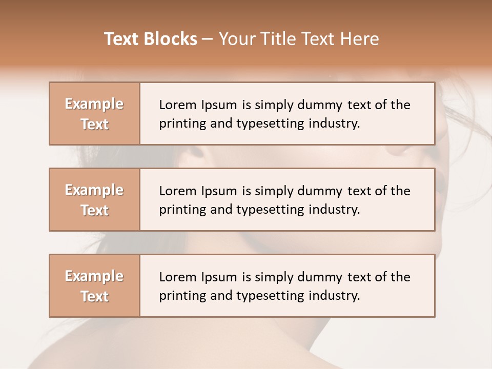 Natural Glamour Shiny PowerPoint Template