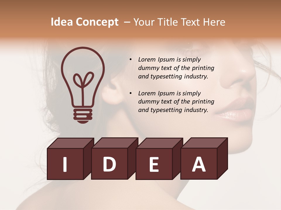 Natural Glamour Shiny PowerPoint Template