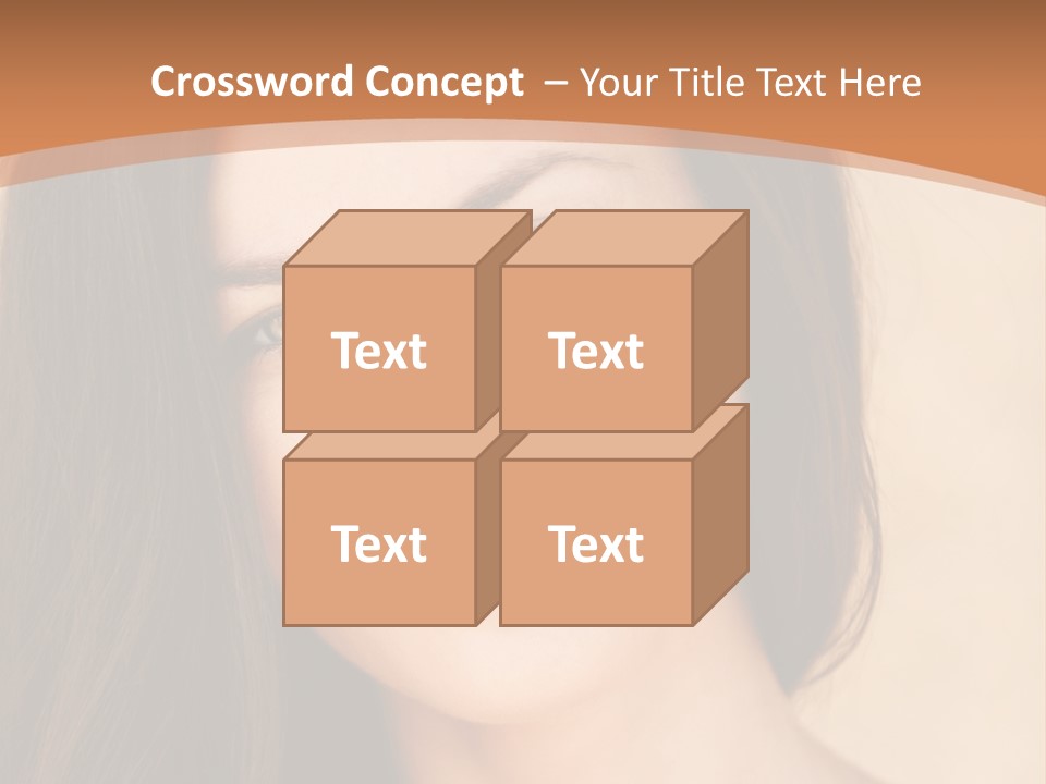 Lips Full Face Carnal PowerPoint Template