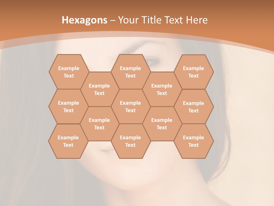 Lips Full Face Carnal PowerPoint Template