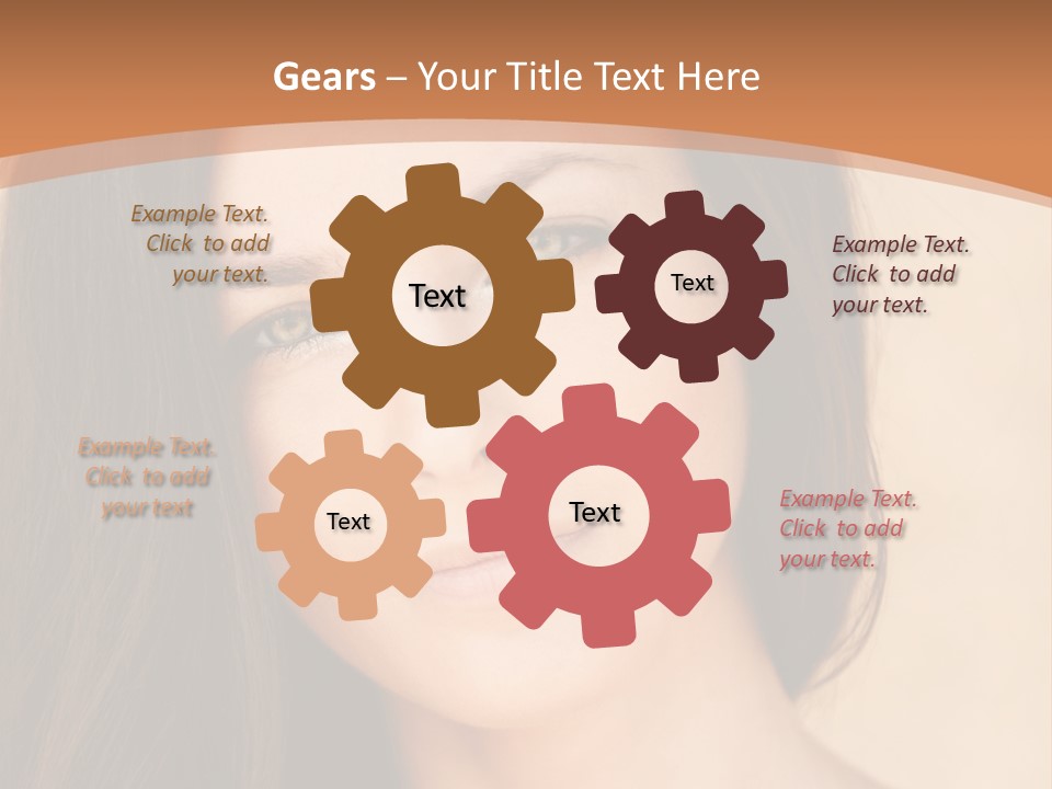 Lips Full Face Carnal PowerPoint Template