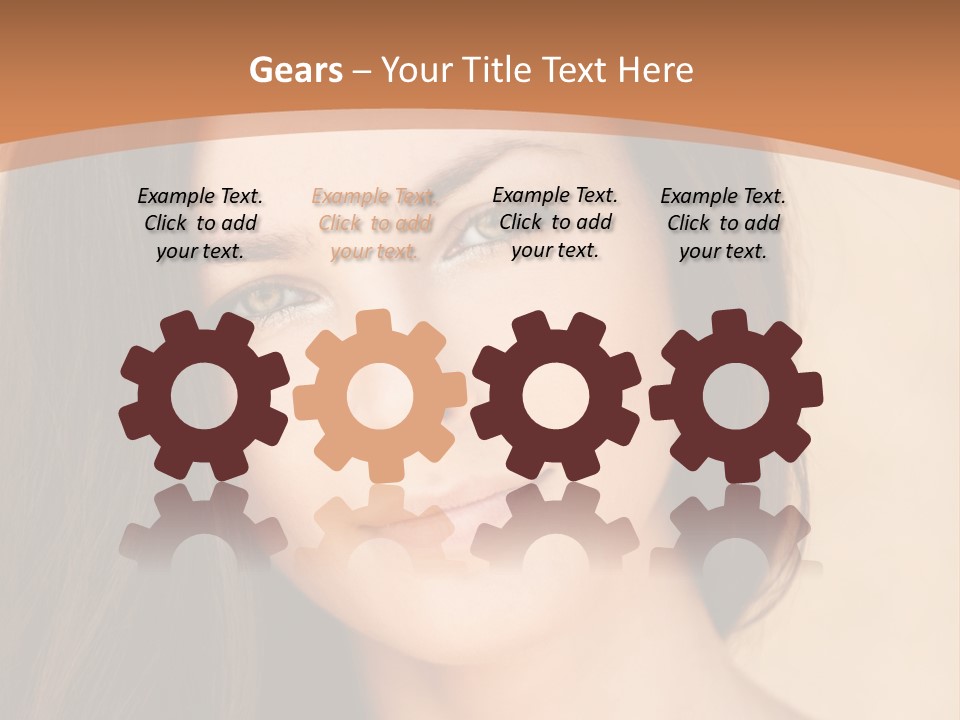 Lips Full Face Carnal PowerPoint Template