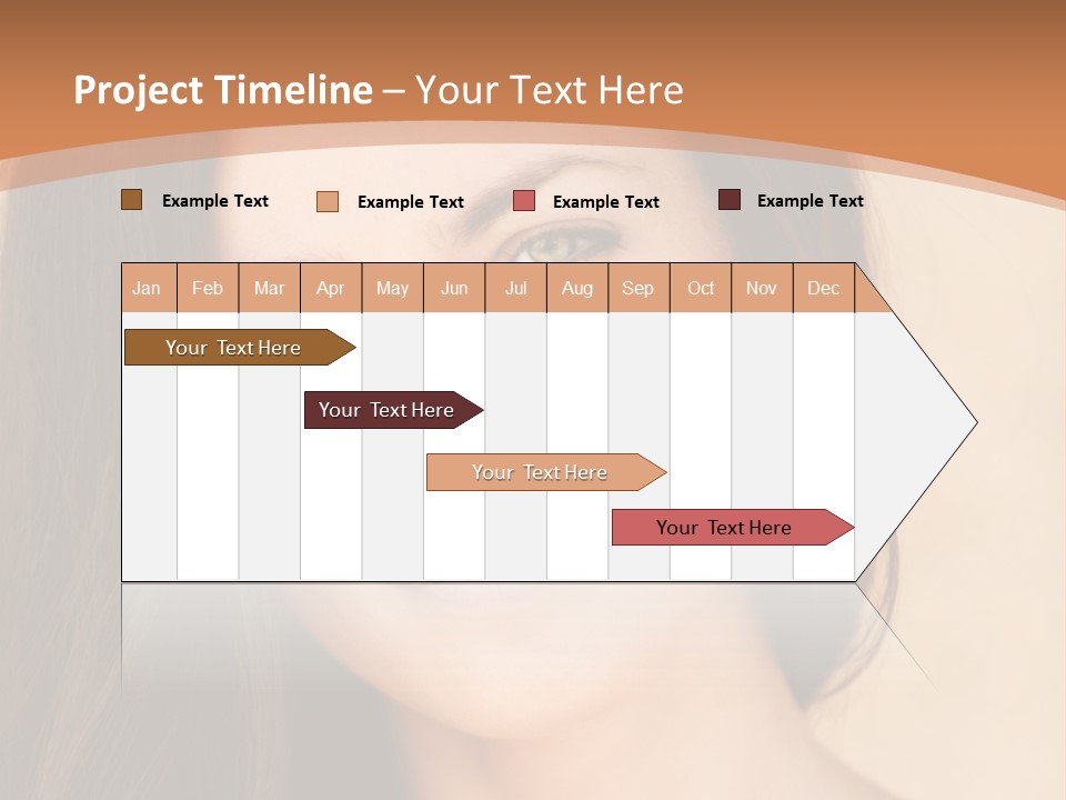 Lips Full Face Carnal PowerPoint Template