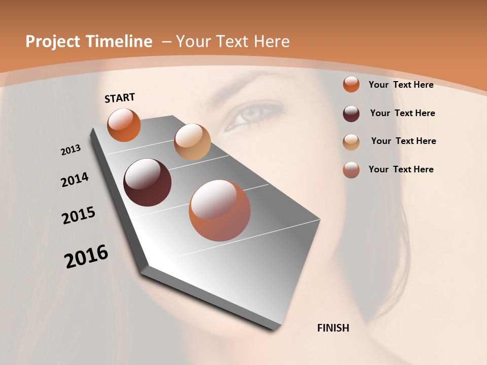 Lips Full Face Carnal PowerPoint Template