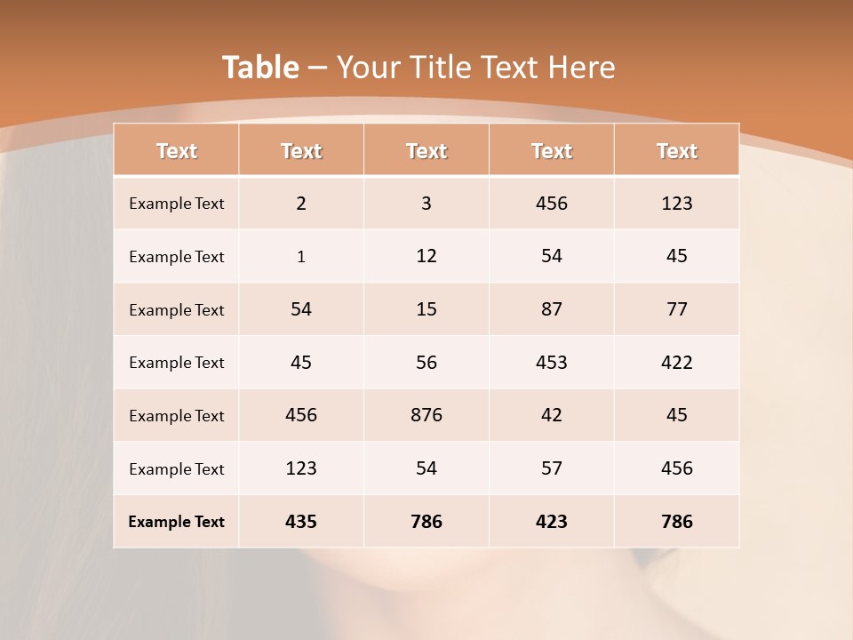 Lips Full Face Carnal PowerPoint Template