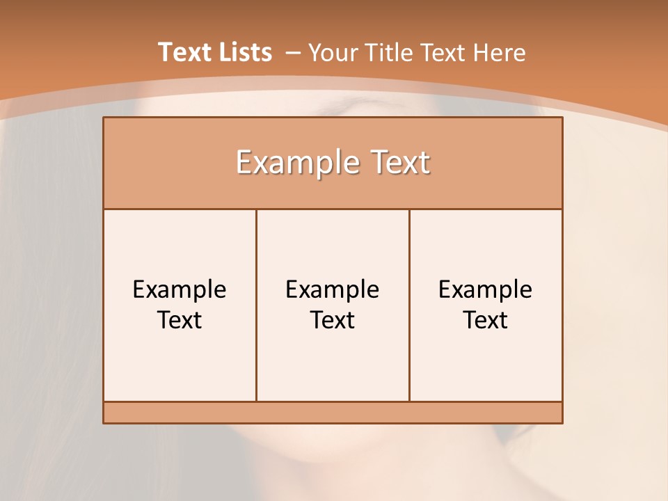 Lips Full Face Carnal PowerPoint Template