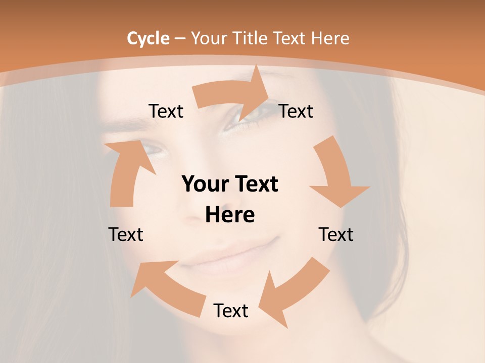 Lips Full Face Carnal PowerPoint Template