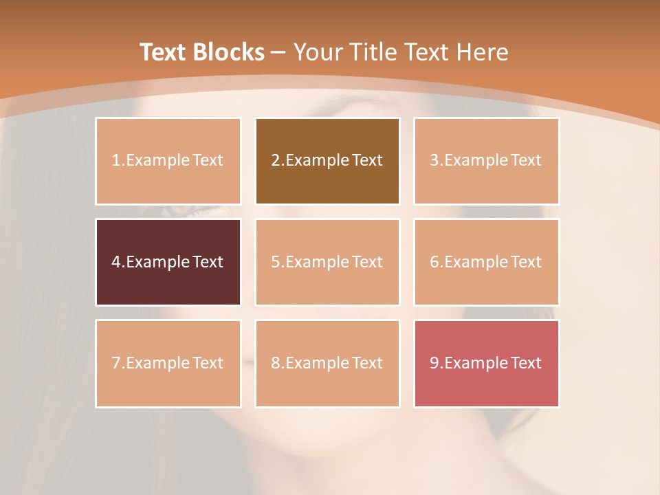 Lips Full Face Carnal PowerPoint Template