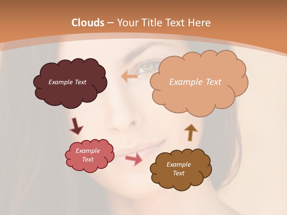 Lips Full Face Carnal PowerPoint Template