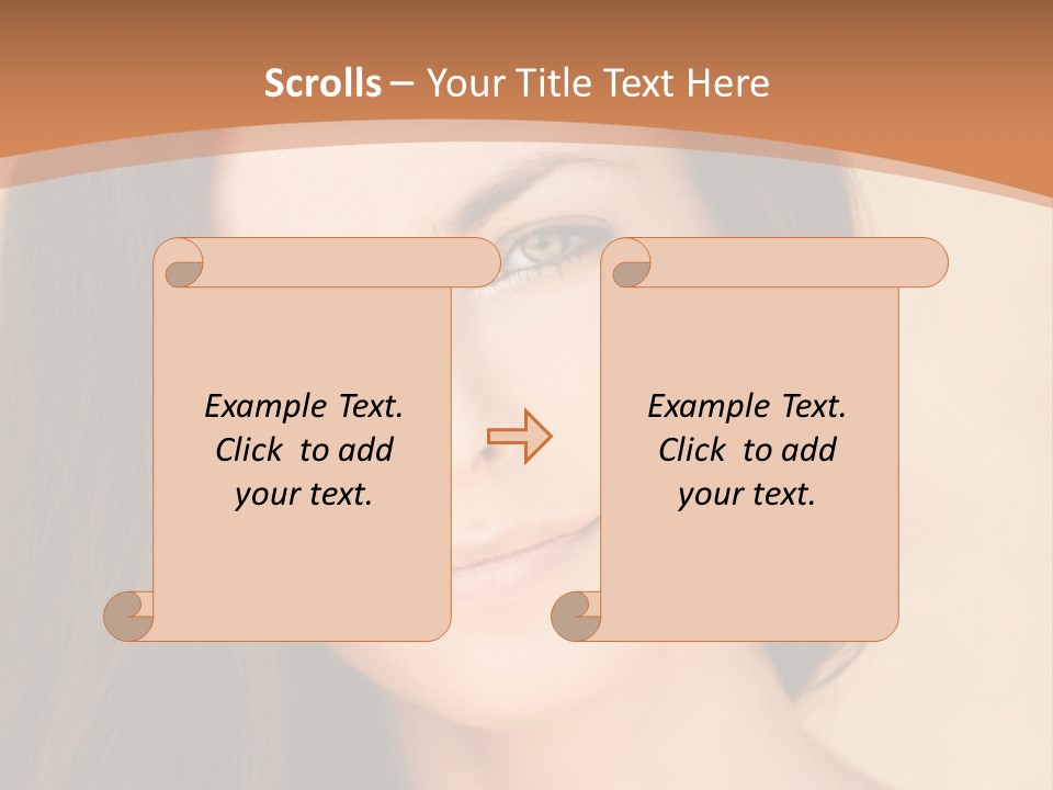 Lips Full Face Carnal PowerPoint Template