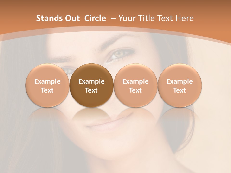 Lips Full Face Carnal PowerPoint Template
