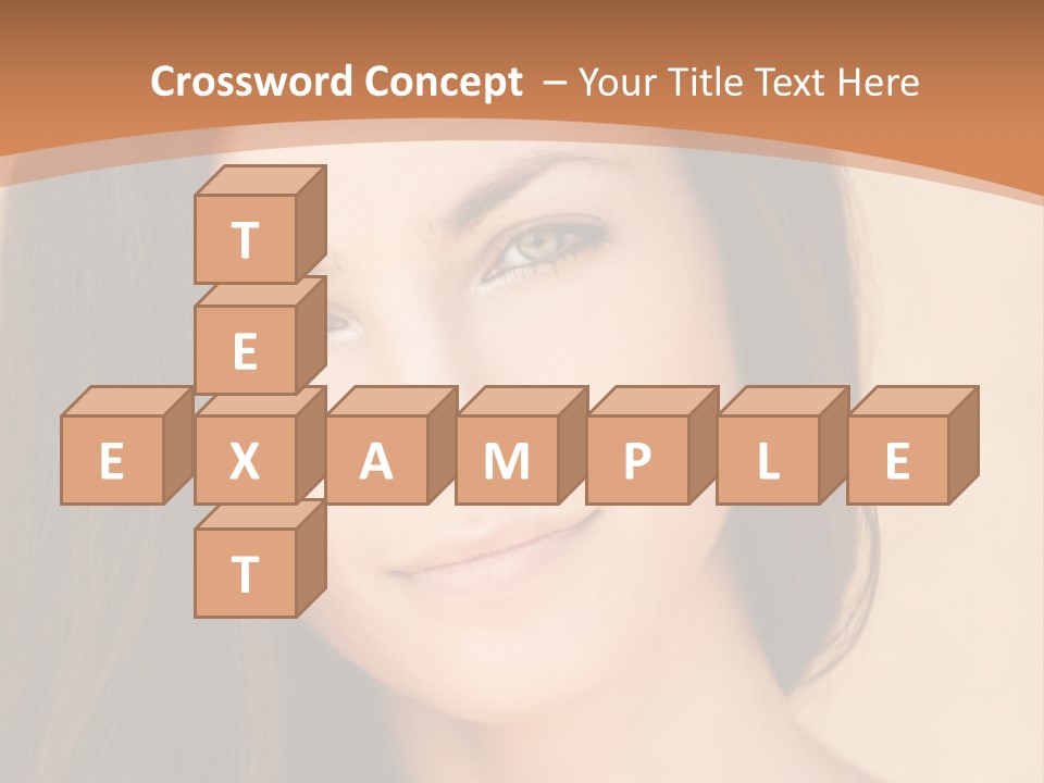 Lips Full Face Carnal PowerPoint Template