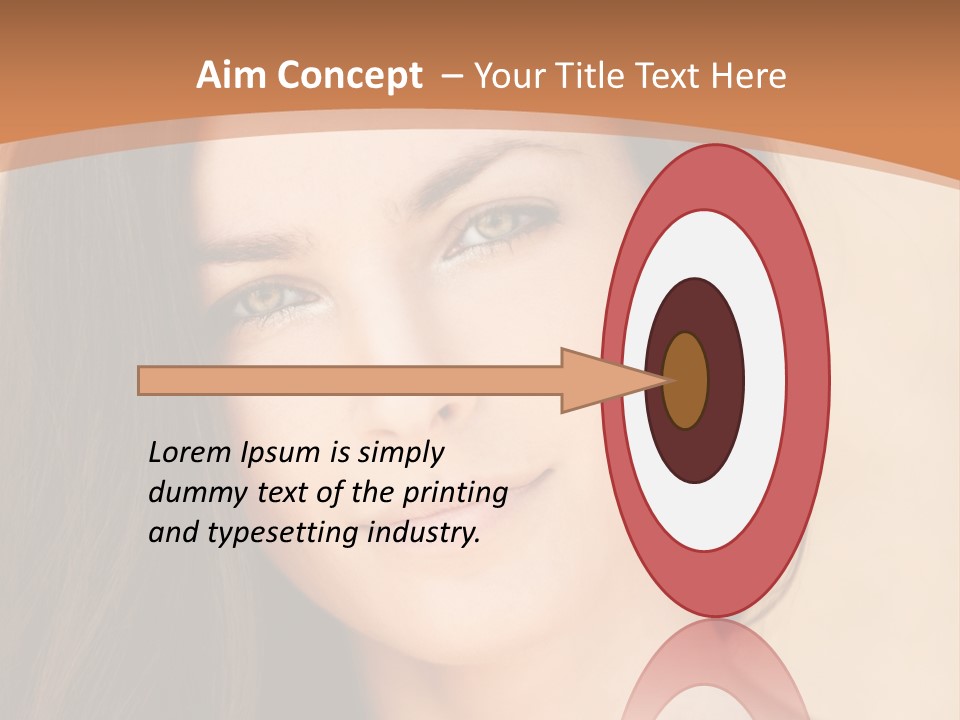 Lips Full Face Carnal PowerPoint Template