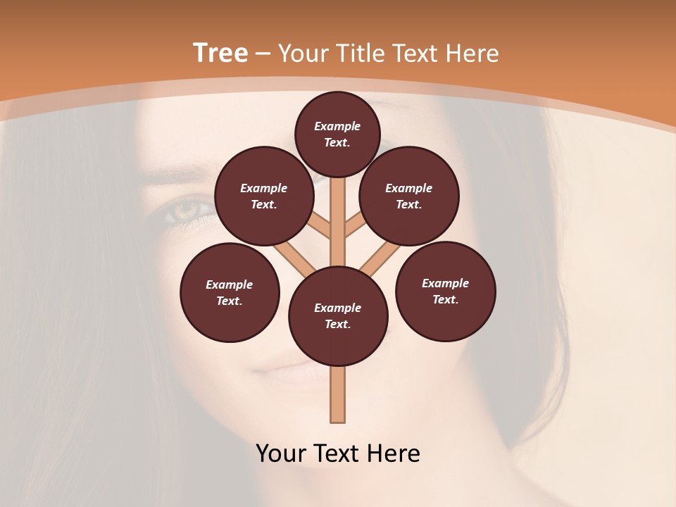 Lips Full Face Carnal PowerPoint Template