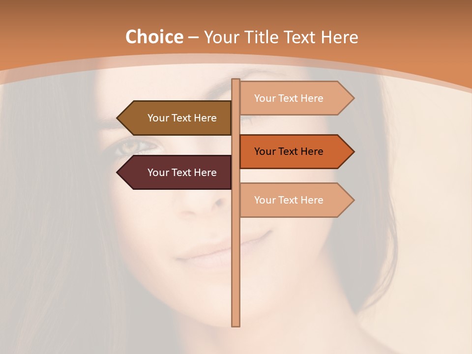 Lips Full Face Carnal PowerPoint Template