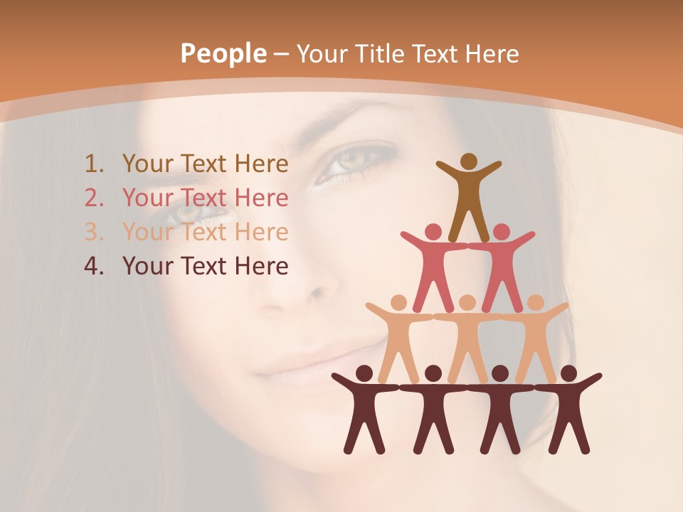 Lips Full Face Carnal PowerPoint Template