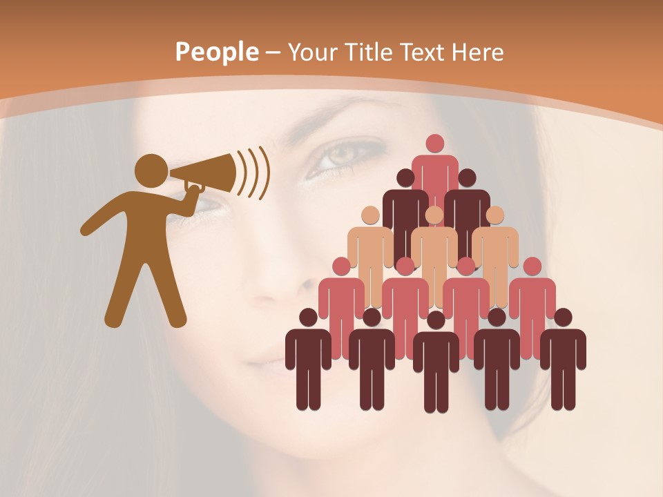 Lips Full Face Carnal PowerPoint Template