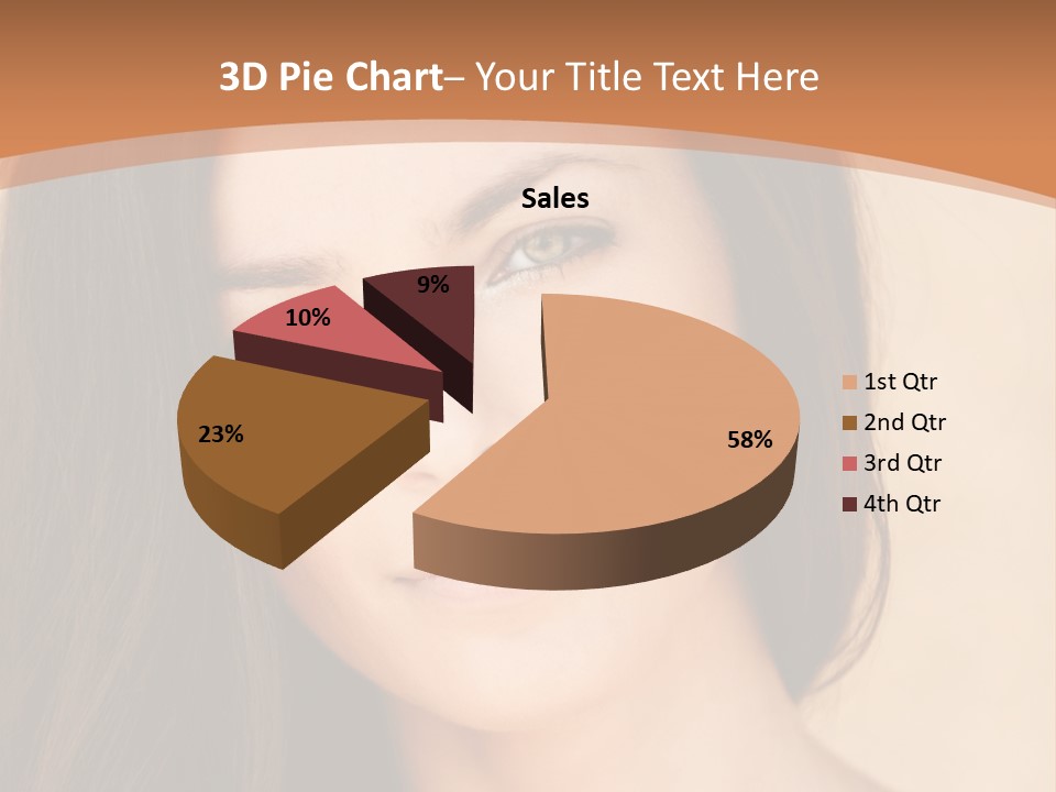 Lips Full Face Carnal PowerPoint Template