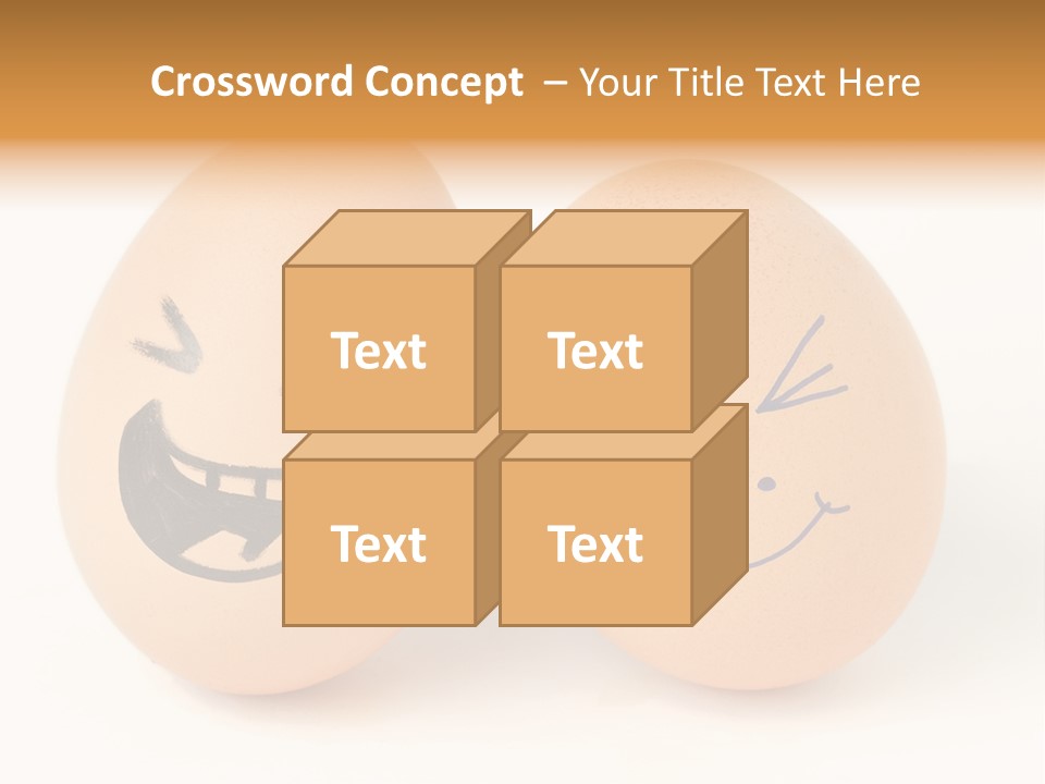 Row Human Head PowerPoint Template
