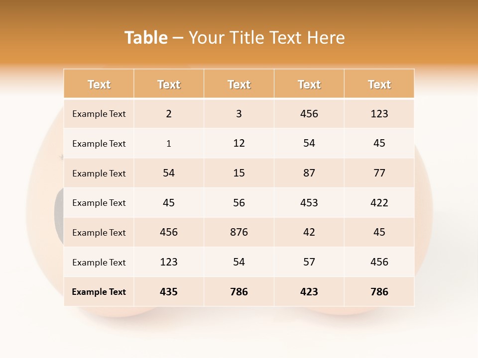 Row Human Head PowerPoint Template
