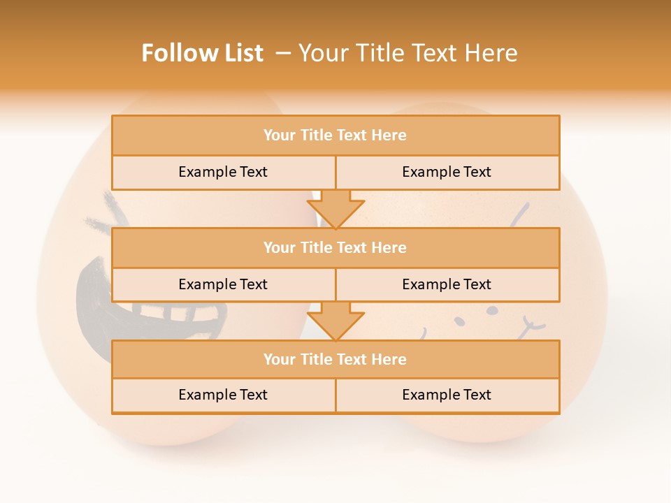 Row Human Head PowerPoint Template