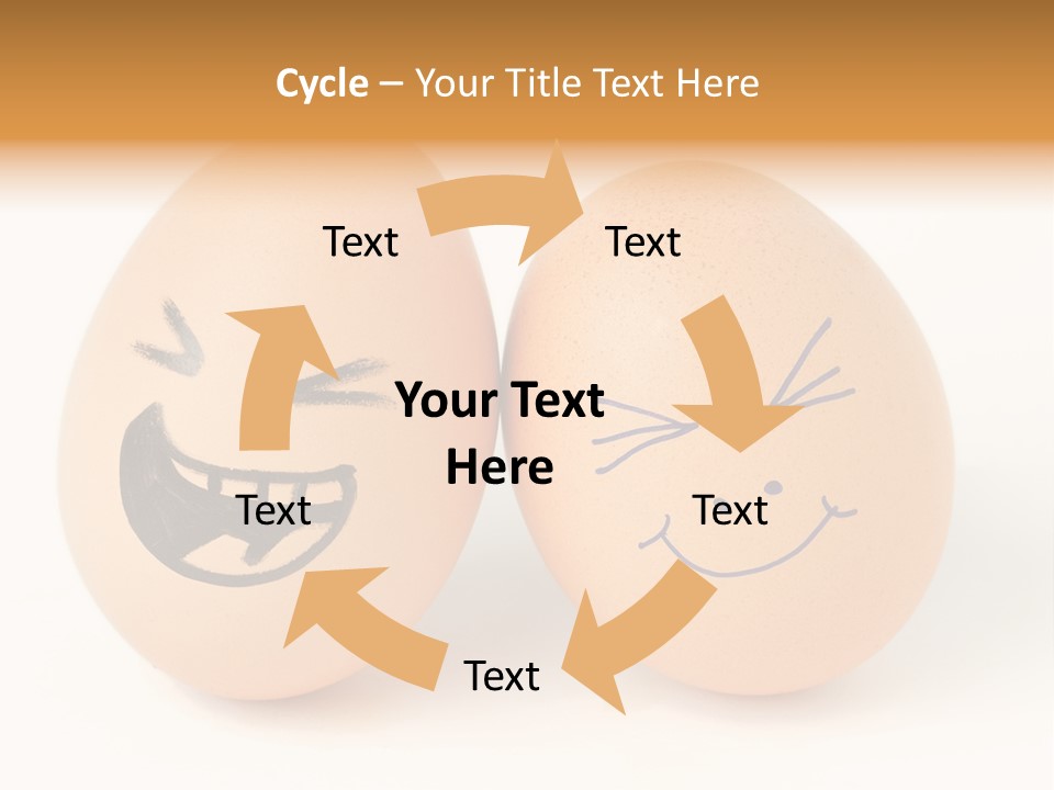 Row Human Head PowerPoint Template