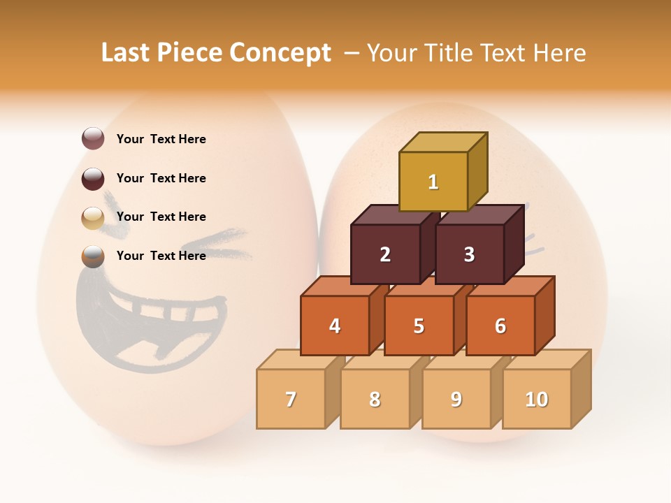 Row Human Head PowerPoint Template