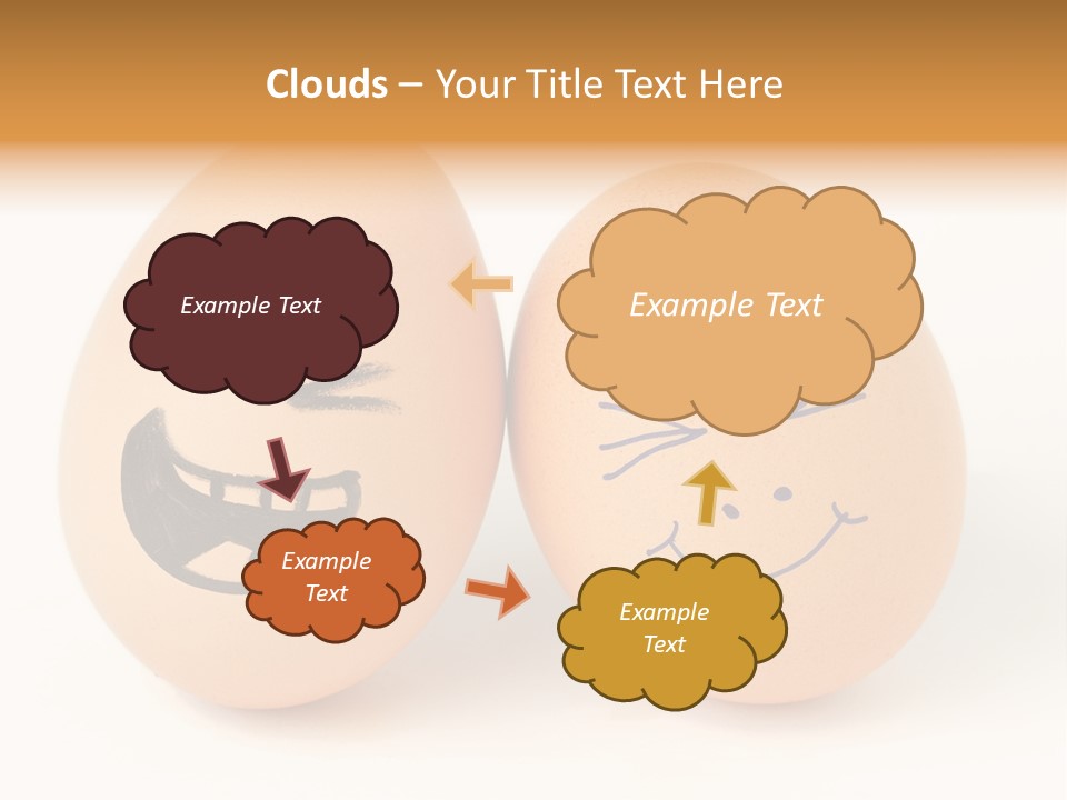 Row Human Head PowerPoint Template