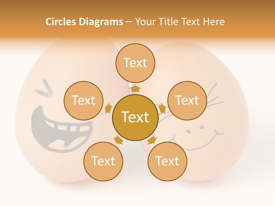 Row Human Head PowerPoint Template