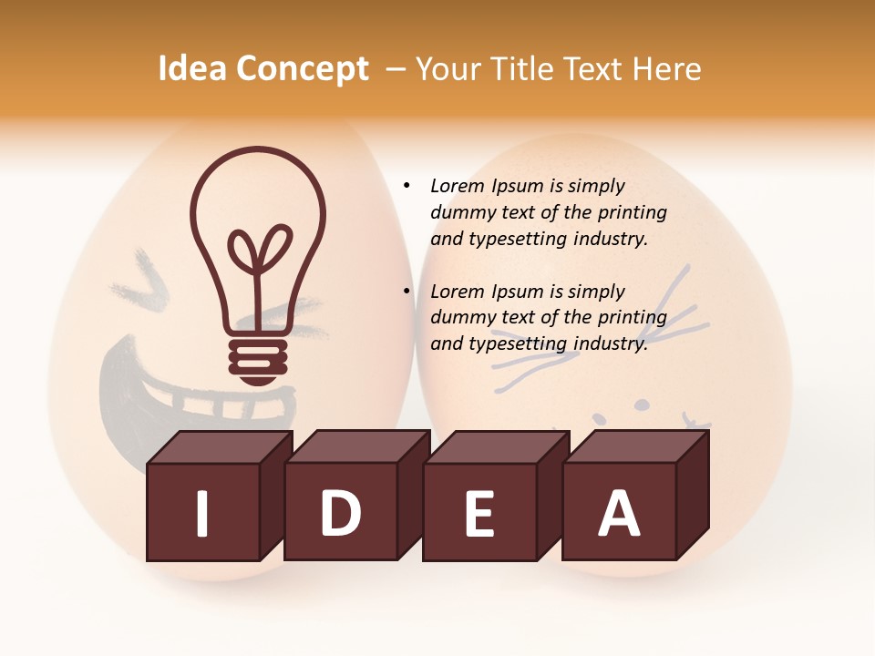 Row Human Head PowerPoint Template