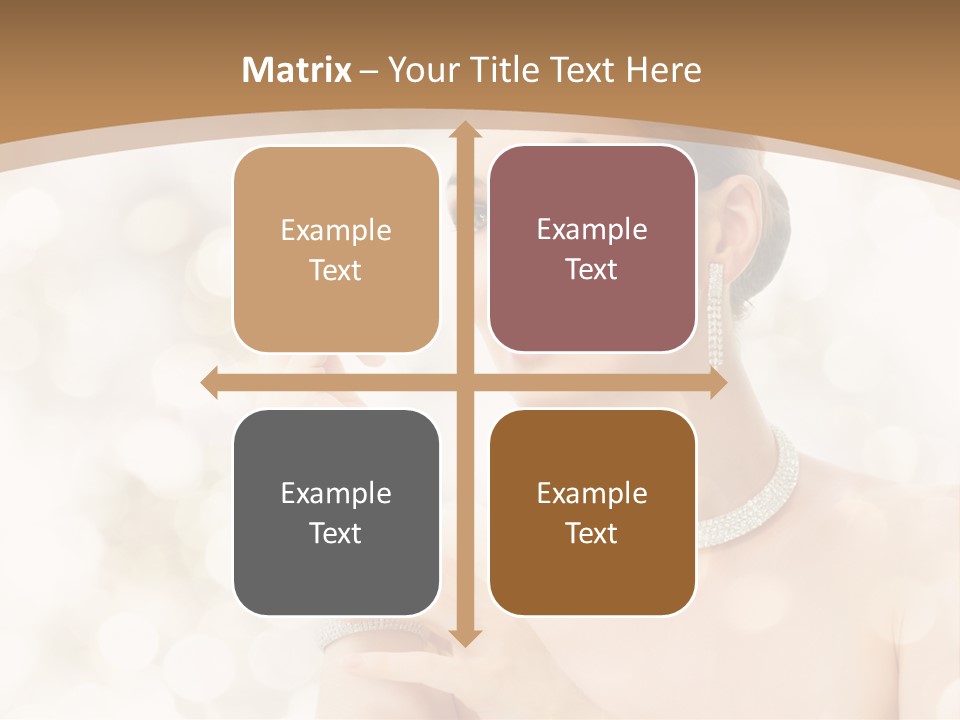 Body Shoulders Closeup PowerPoint Template