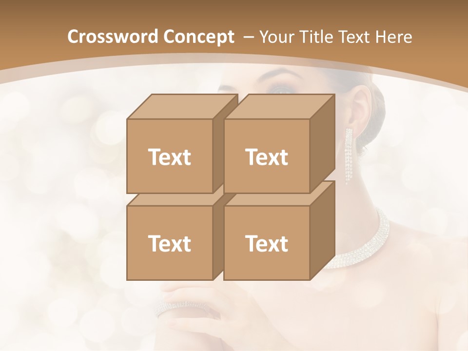 Body Shoulders Closeup PowerPoint Template