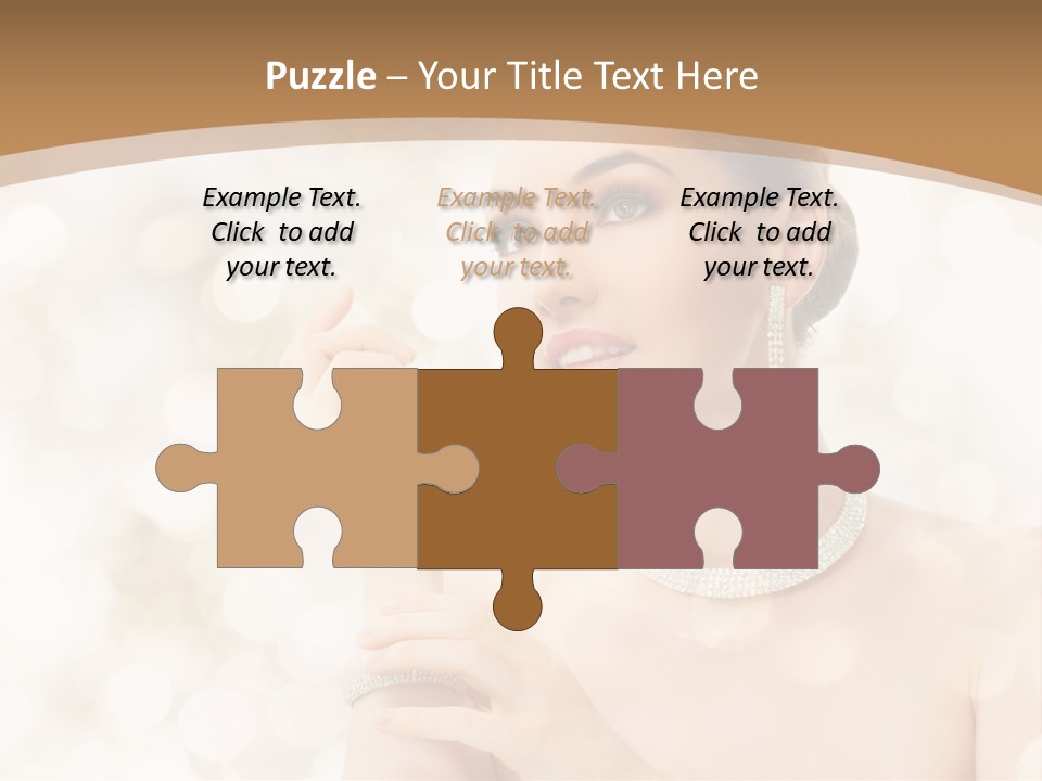 Body Shoulders Closeup PowerPoint Template