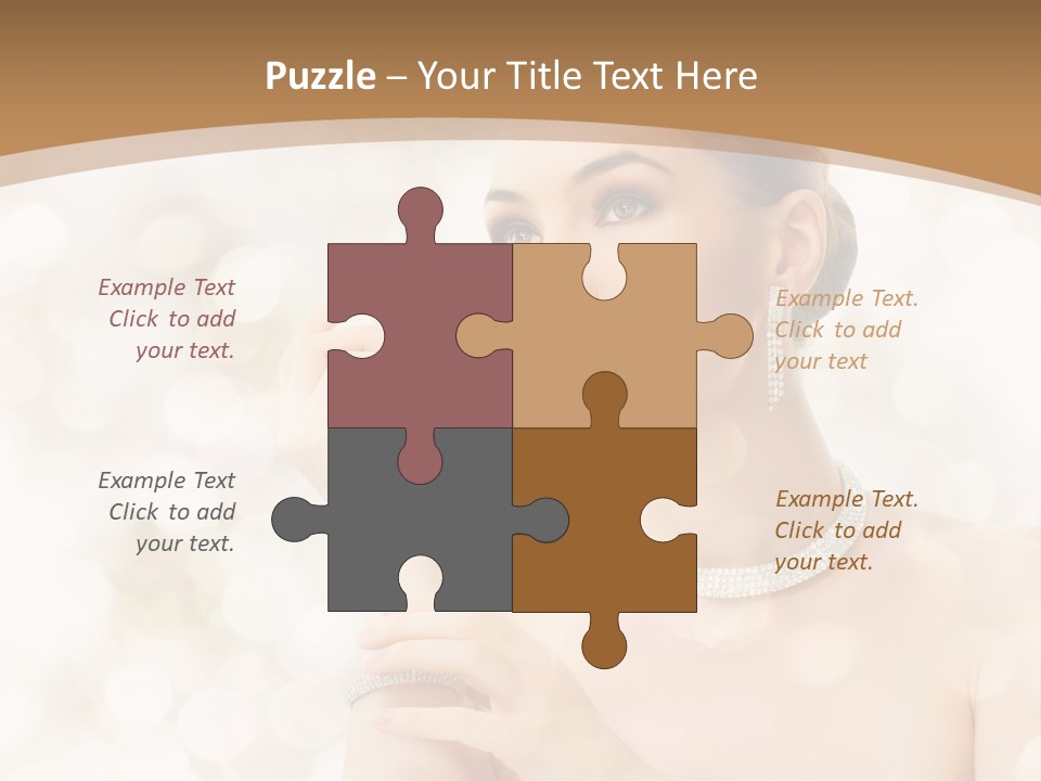 Body Shoulders Closeup PowerPoint Template