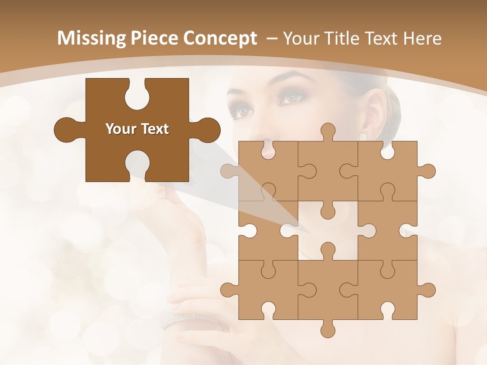 Body Shoulders Closeup PowerPoint Template