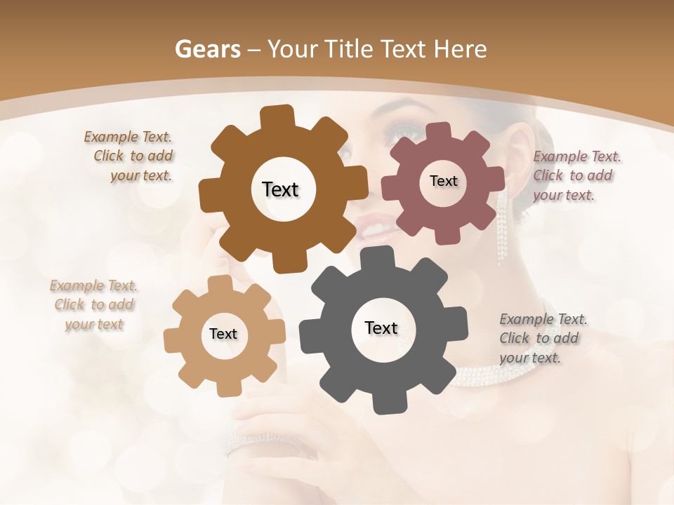 Body Shoulders Closeup PowerPoint Template