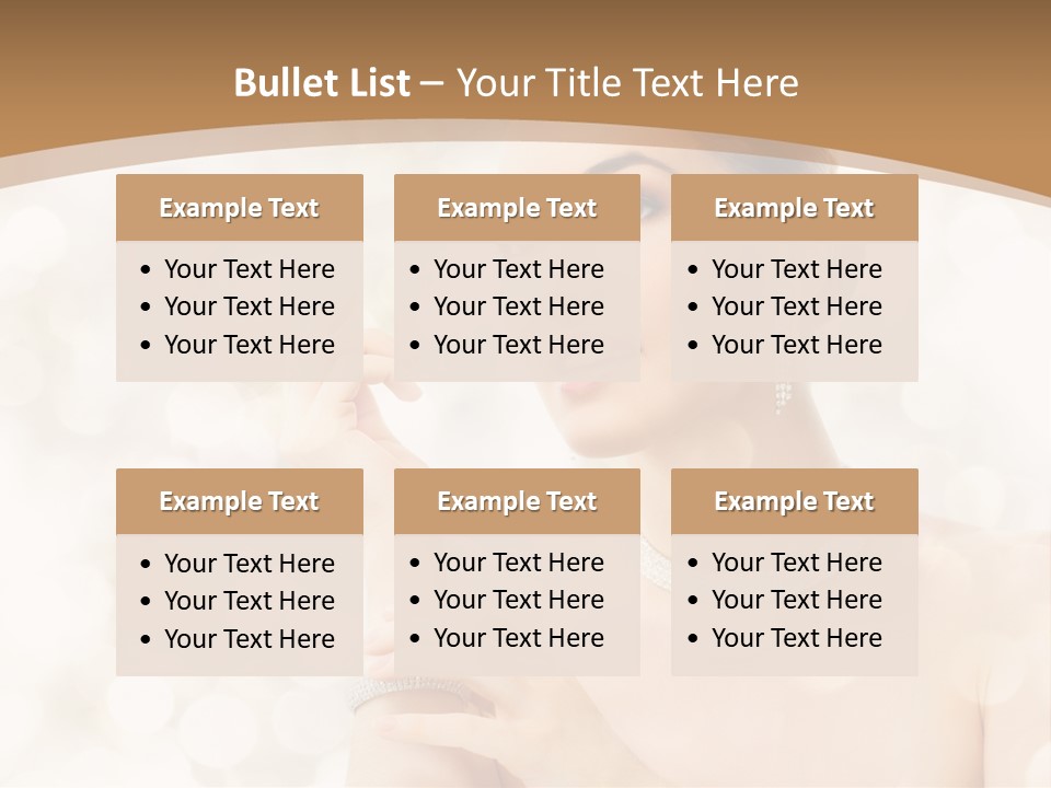 Body Shoulders Closeup PowerPoint Template