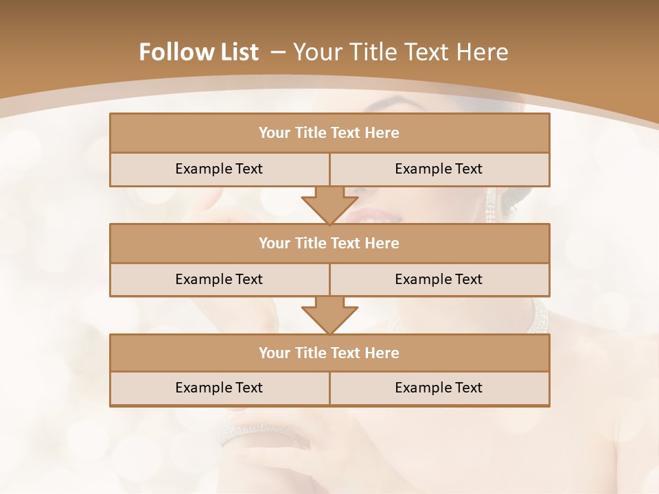 Body Shoulders Closeup PowerPoint Template