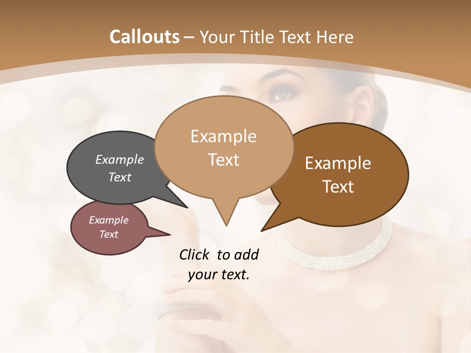 Body Shoulders Closeup PowerPoint Template